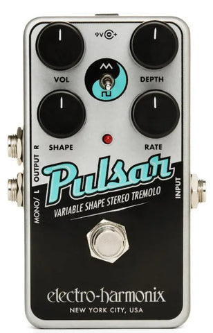 Electro-Harmonix EHX Nano Pulsar Stereo Tremolo Guitar Effect Pedal