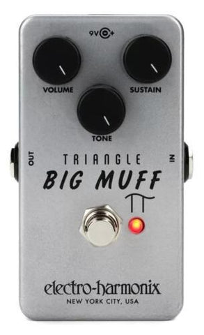 Electro-Harmonix Big Muff Pi Triangle Electric Guitar Fuzz Effect Pedal
