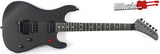 EVH 5150 Standard Stealth Black Electric Guitar w/ Floyd Rose D-Tuna