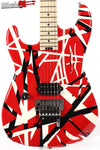 EVH Striped Series Red Black White Electric Guitar Stripes Left-Handed Van Halen