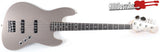 Fender Japan Aerodyne Special Jazz Dolphin Gray Electric Bass Guitar
