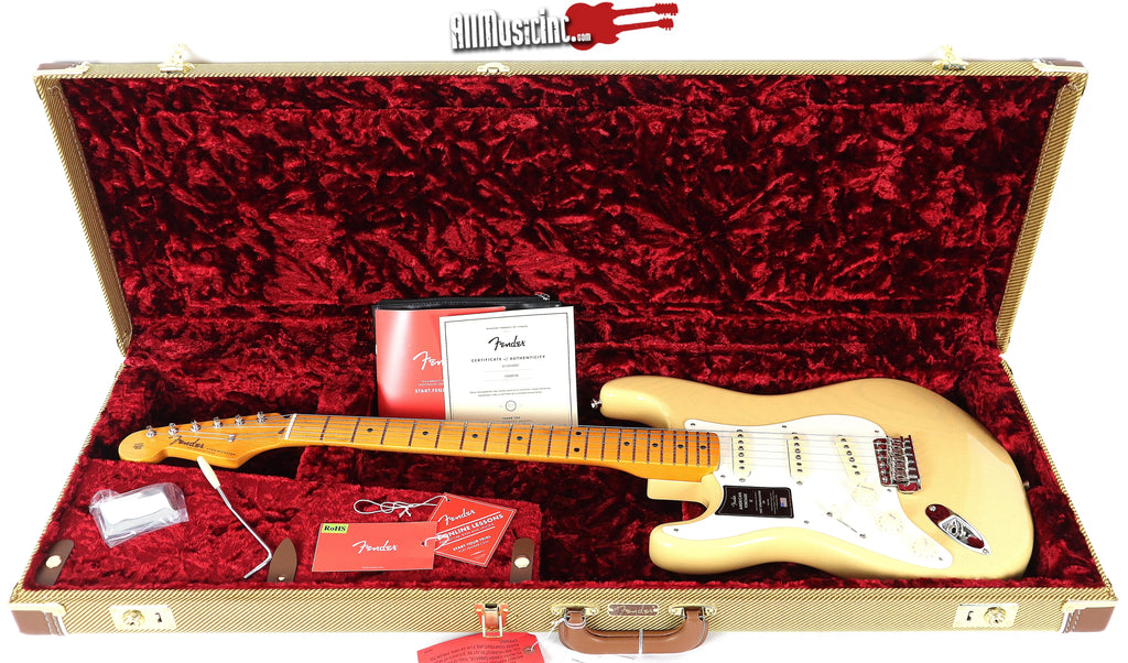 Fender American Vintage II 57 Stratocaster Lefty Vintage Blonde