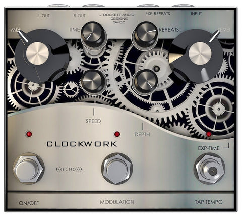 J. Rockett Audio Designs Clockwork Analog Delay Electric Guitar Effect Pedal