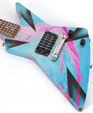 JEM Steve Vai Owned Despagni Wyld Styles MC Mini Swirl Dipped Electric Guitar