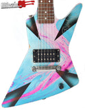 JEM Steve Vai Owned Despagni Wyld Styles MC Mini Swirl Dipped Electric Guitar