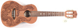 Luna Henna Dragon Mahogany Concert Acoustic Electric Ukulele Uke Satin Natural