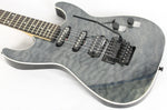 Michael Kelly 1964 SuperStrat Trans Black Electric Guitar MK64SHBPRF