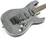 Michael Kelly 1964 SuperStrat Trans Black Electric Guitar MK64SHBPRF