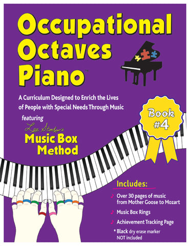 Occupational Octaves Piano Book Special Needs Music Instruction Lessons Method Books 4