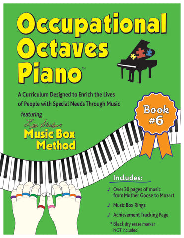 Occupational Octaves Piano Book Special Needs Music Instruction Lessons Method Books 6