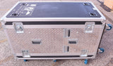 Olympic Custom Diamond Plate 25U Professional Rolling Rack Case