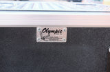 Olympic Custom Diamond Plate 25U Professional Rolling Rack Case