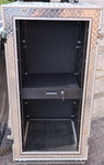 Olympic Custom Diamond Plate 25U Professional Rolling Rack Case