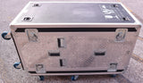 Olympic Custom Diamond Plate 25U Professional Rolling Rack Case