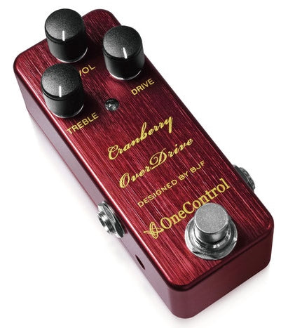 bjf pedals One Control Cranberry Overdrive Pedal