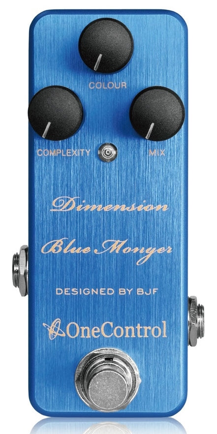One Control Dimension Blue Monger Modulation Guitar Effect Pedal BJF S – All Music Inc