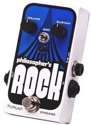 Pigtronix Philosopher's Rock Guitar Overdrive Distortion Compressor Pedal