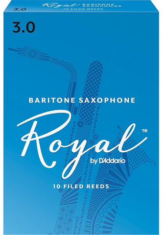 Royal Baritone Sax Reeds 3.0 Box of 10