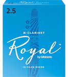 Royal Clarinet Reeds 2.5 Box of 10