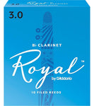 Royal Clarinet Reeds 3.0 Box of 10