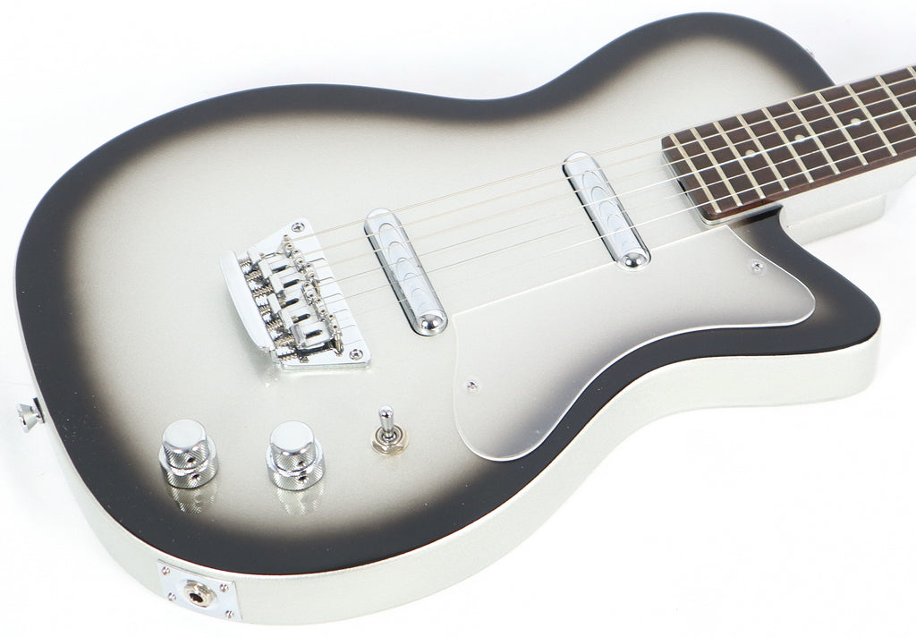 Glossy Acrylic- Black & White Electric Guitar – The Silver Strawberry