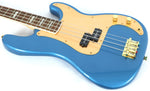 Squier 40th Anniversary Gold Edition Lake Placid Blue Precision Electric Bass Guitar