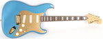 Squier 40th Anniversary Lake Placid Blue Gold Edition Stratocaster Electric Guitar