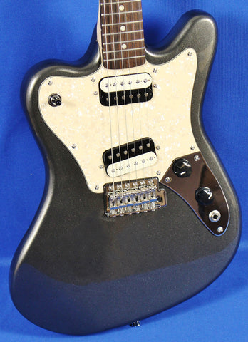 Fender Squier Paranormal Super-Sonic Graphite Metallic Electric Guitar