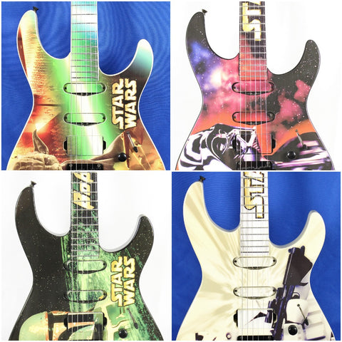 Fernandes Retrorocket Star Wars Guitar Collection Darth Vader Yoda Boba Fett Storm Trooper