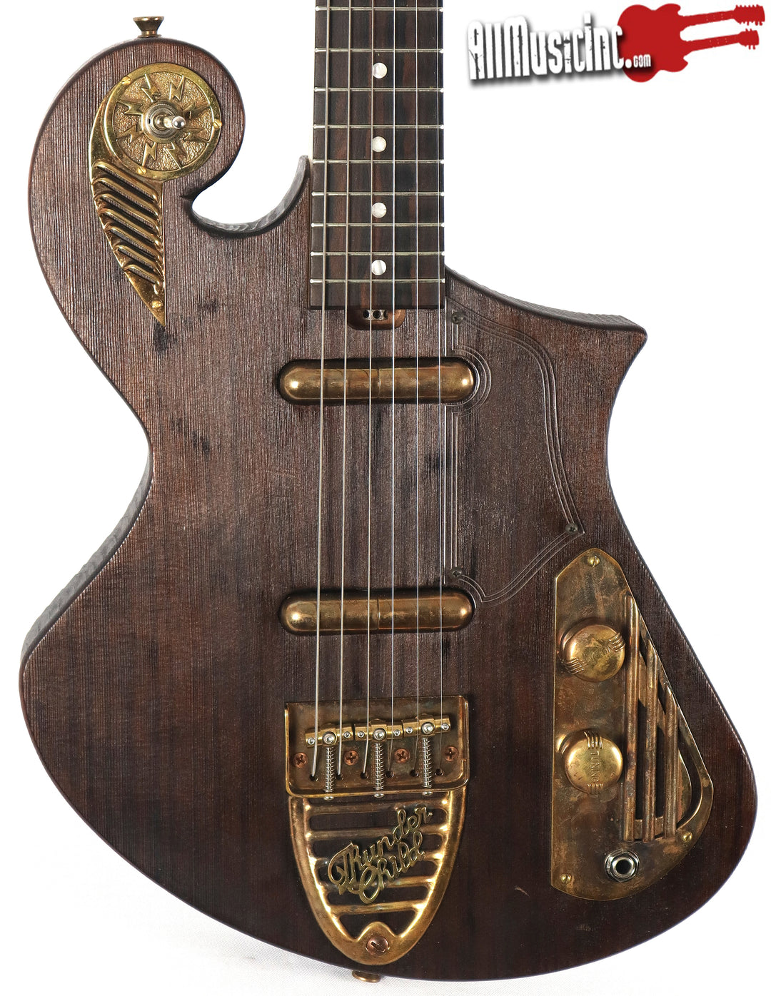 Dean Modern MD24 Roasted Maple Vintage Blue Floyd Rose Electric