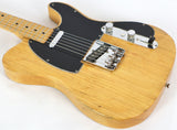 Vintage 1970s Fender Telecaster Tele Natural Ash Electric Guitar