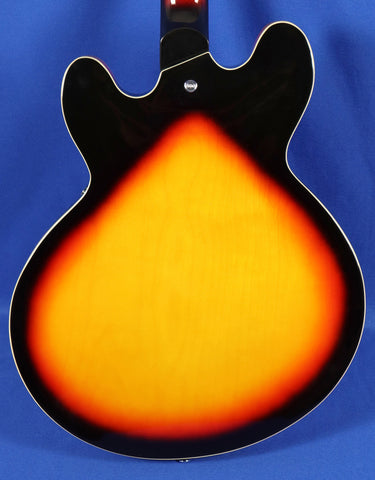 Fretking Vintage VSA500 Sunburst Semi-Hollow Electric Guitar