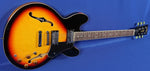 Fretking Vintage VSA500 Sunburst Semi-Hollow Electric Guitar Wilkinson