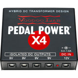 Voodoo Lab Pedal Power X4 Electric Guitar Effect Pedal Board Power Supply