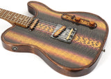 Walla Walla USA Maverick Skin Real Cobra Skin Tele Electric Guitar