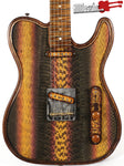 Walla Walla USA Maverick Skin Real Cobra Skin Tele Electric Guitar