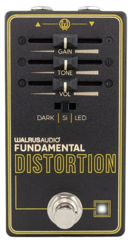 Walrus Audio Fundamental Series Distortion Electric Guitar Effect Pedal