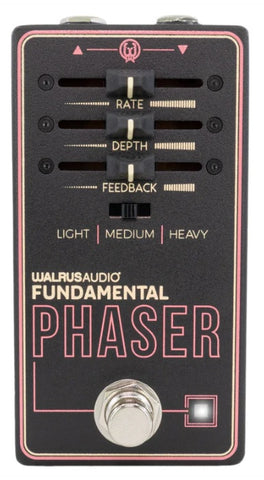 Walrus Audio Fundamental Series Phaser Electric Guitar Effect Pedal
