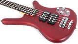 Warwick Rockbass Corvette Double Buck 4-String Burgundy Red Electric Bass Guitar