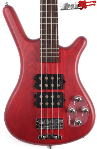 Warwick Rockbass Corvette Double Buck 4-String Burgundy Red Electric Bass Guitar