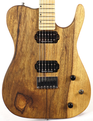 XIII Guitars Custom Korina Tele Natural Electric Guitar